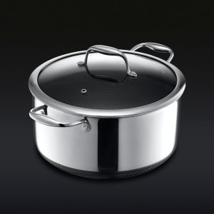 Hexclad Hybrid Stock Pot With Lid, 8-Qt